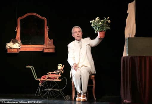 David Legras dans le spectacle A la recherche du temps perdu de Marcel Proust
