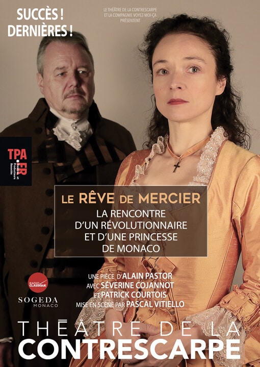 Affiche du spectacle Le rêve de Mercier au Théâtre de la Contrescarpe